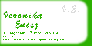 veronika enisz business card